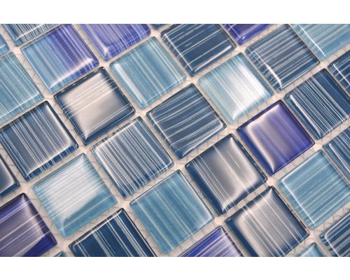 Glasmozaïek CM 4285 blauw 30,2x32,7 cm