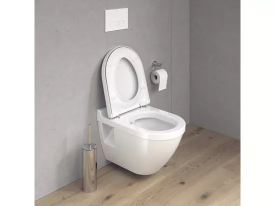 WC suspendu DURAVIT Strack 3 avec abattant frein de chute