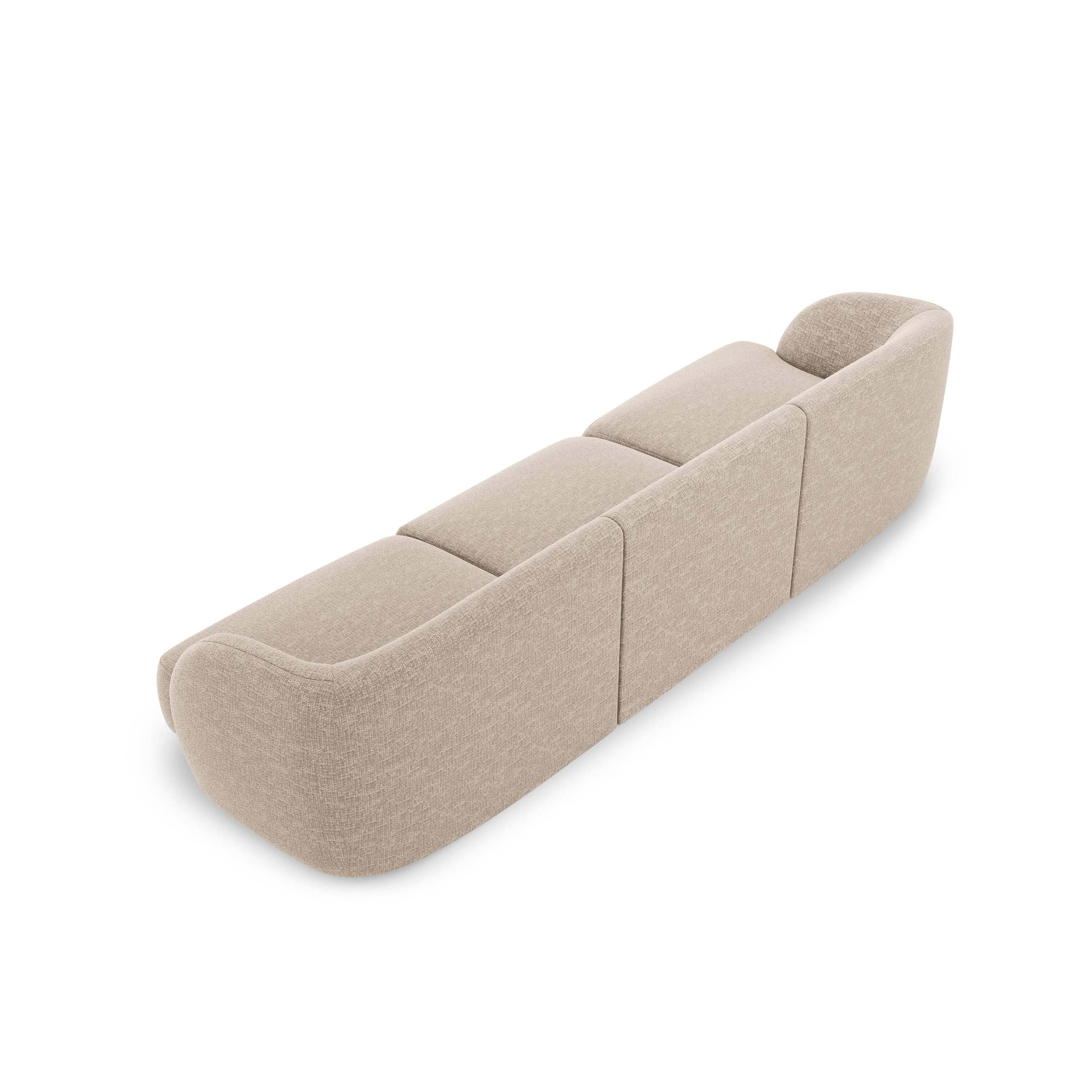 Micadoni Miley 3-zitsbank - Chenille - Kiezelgrijs