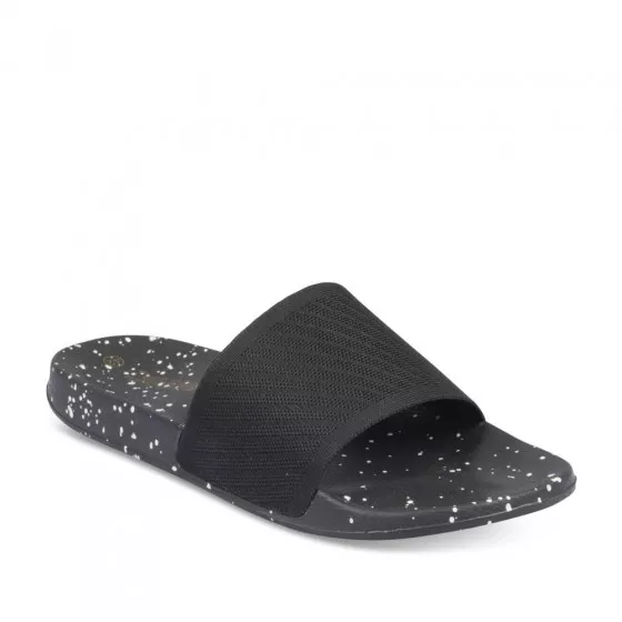 Claquettes NOIR DENIM SIDE