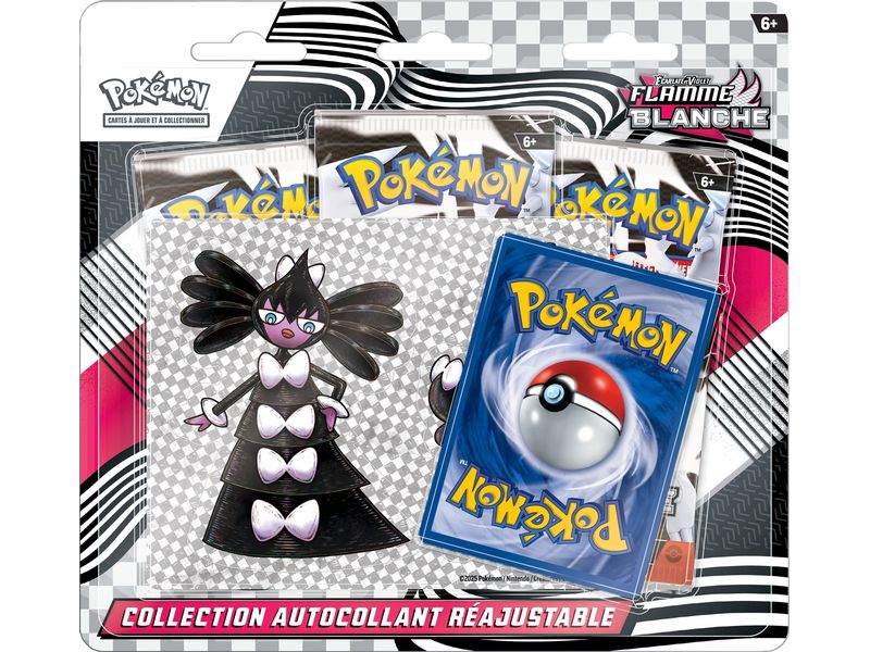The Pokémon Company Foudre Noire Collection Autocollant Réa Box mit Stickern und Boostern zu Pokémon