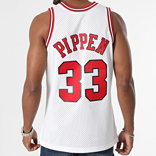 Maillot De Baseball Home Swingman Chicago Bulls Scottie Pippen Blanc