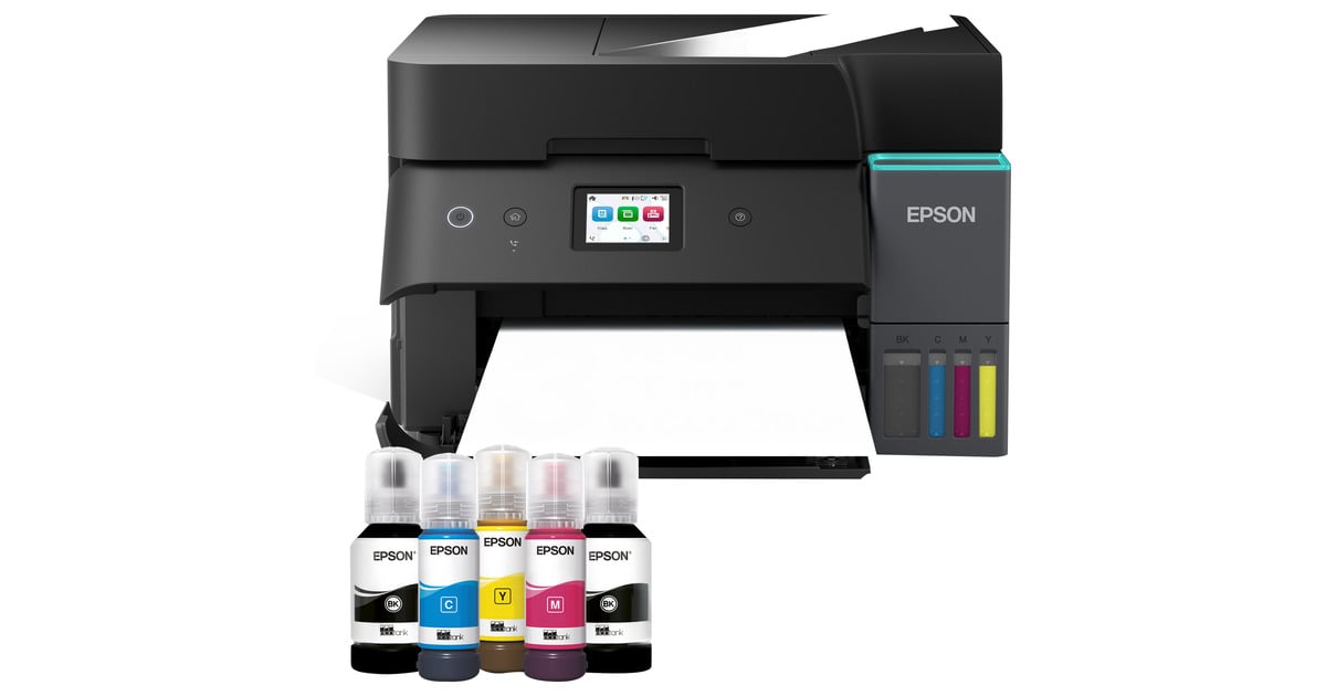 EpsonEcoTank ET-4950 all-in-one inkjetprinter  (Zwart, Faxen, Scannen, Kopiëren, wifi, inclusief tot 3 jaar inkt)