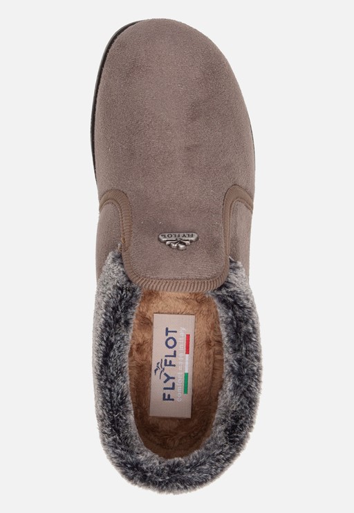 Pantoffels taupe