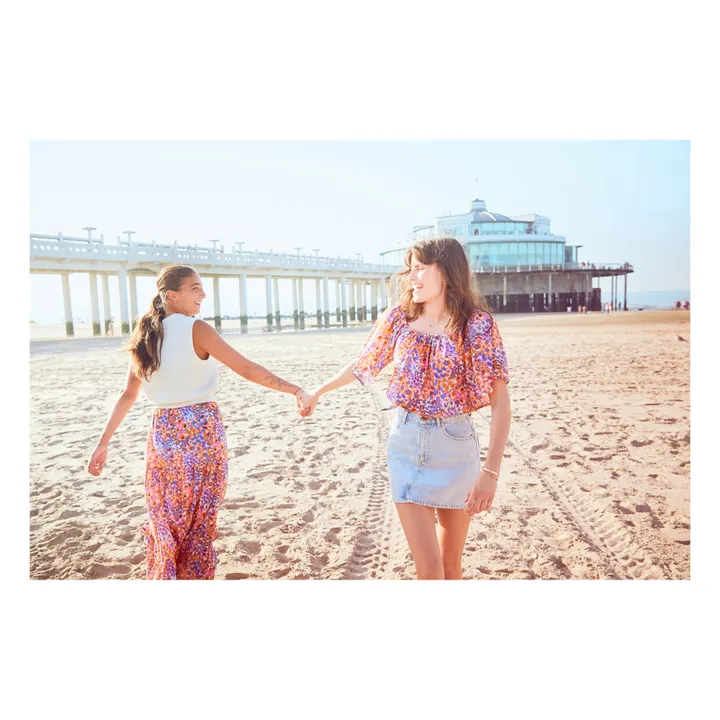 Indee Blouse Courte Paschi | Rose bonbon