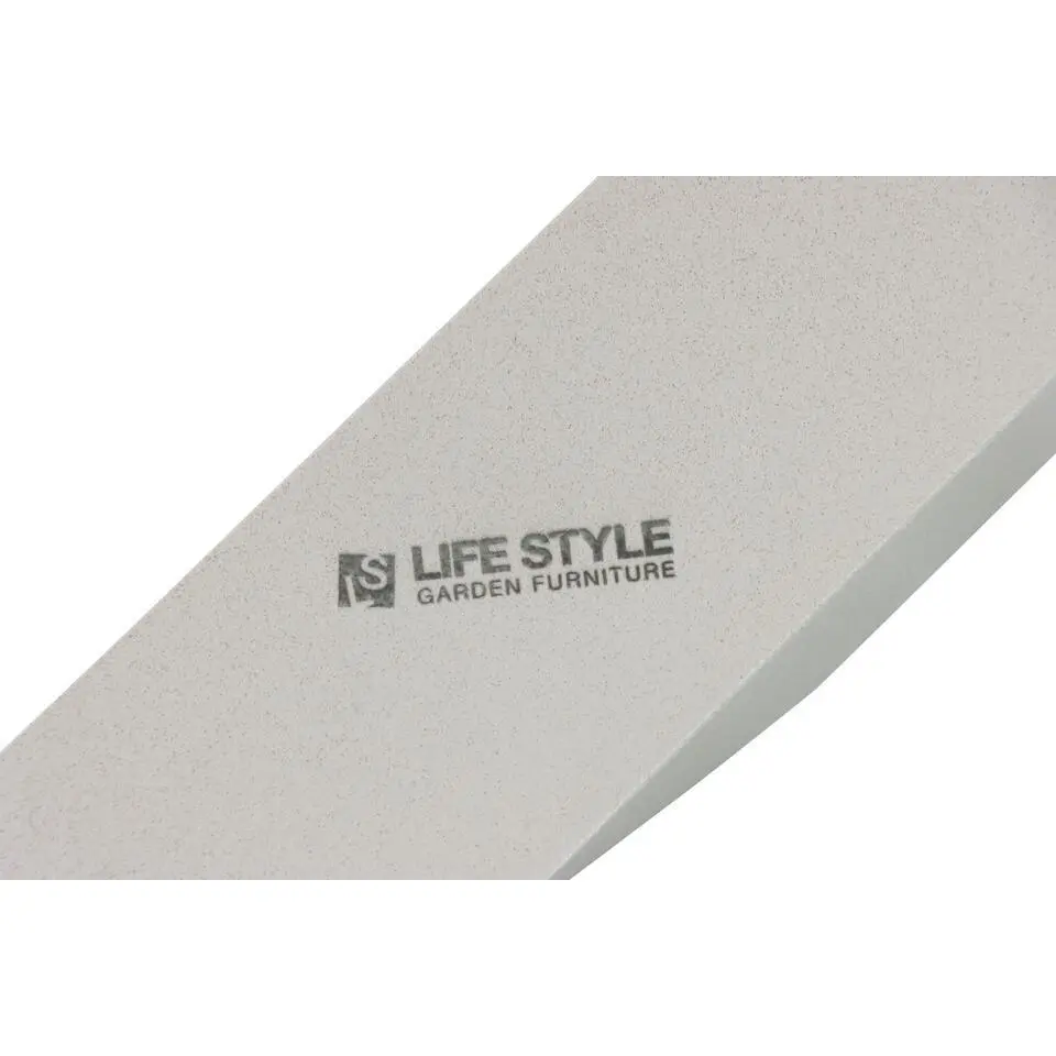 Tuinset 4 personen 125 cm Aluminium/rope Taupe Coco Antoni/Ancona