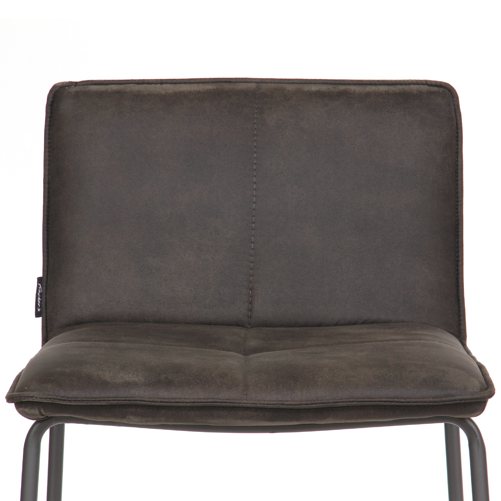 Barstuhl 'Verdon A', grau, T 50 cm, B 50 cm, H 95 cm von fischer's lagerhaus