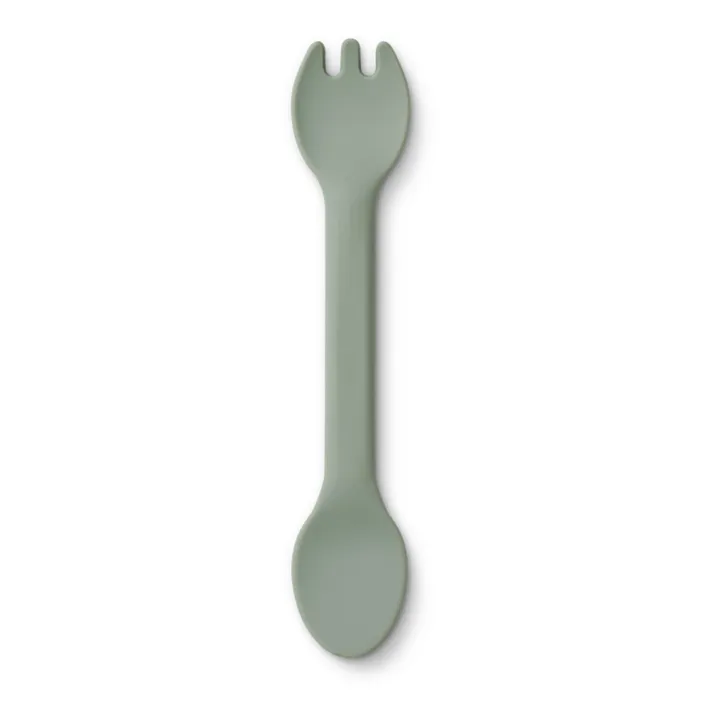 Liewood Couverts en silicone 2 en 1 Jan - Set de 4 | Faune green multi mix
