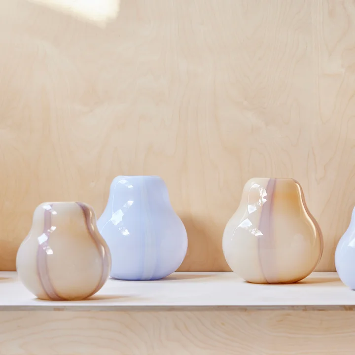 OYOY - Kojo Vase, Ø 24,5 x 25 cm, powder / rose