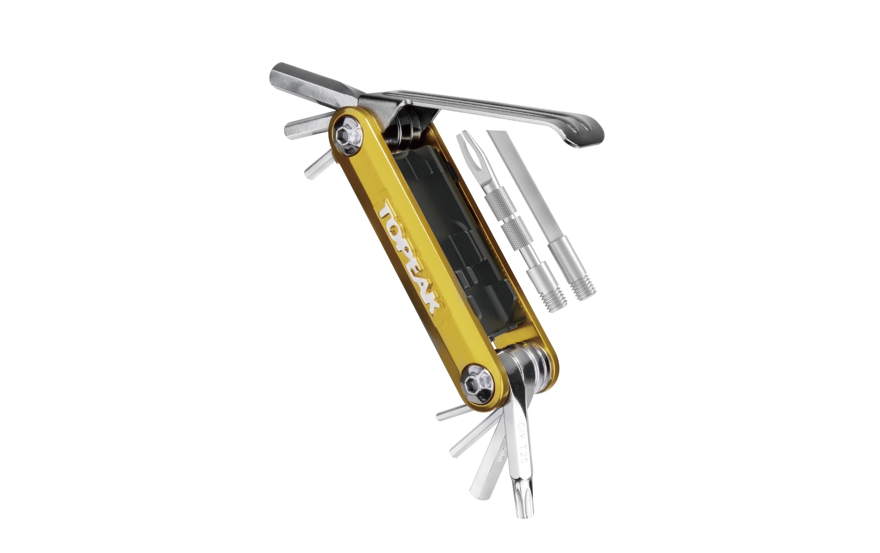 Tubi 11 Minitool mit Tubelesswerkzeug TopeakMinitool mit 11 Funktionen