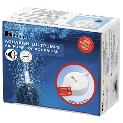 Nano Luftpumpe Piezo rund weiss 18l/h