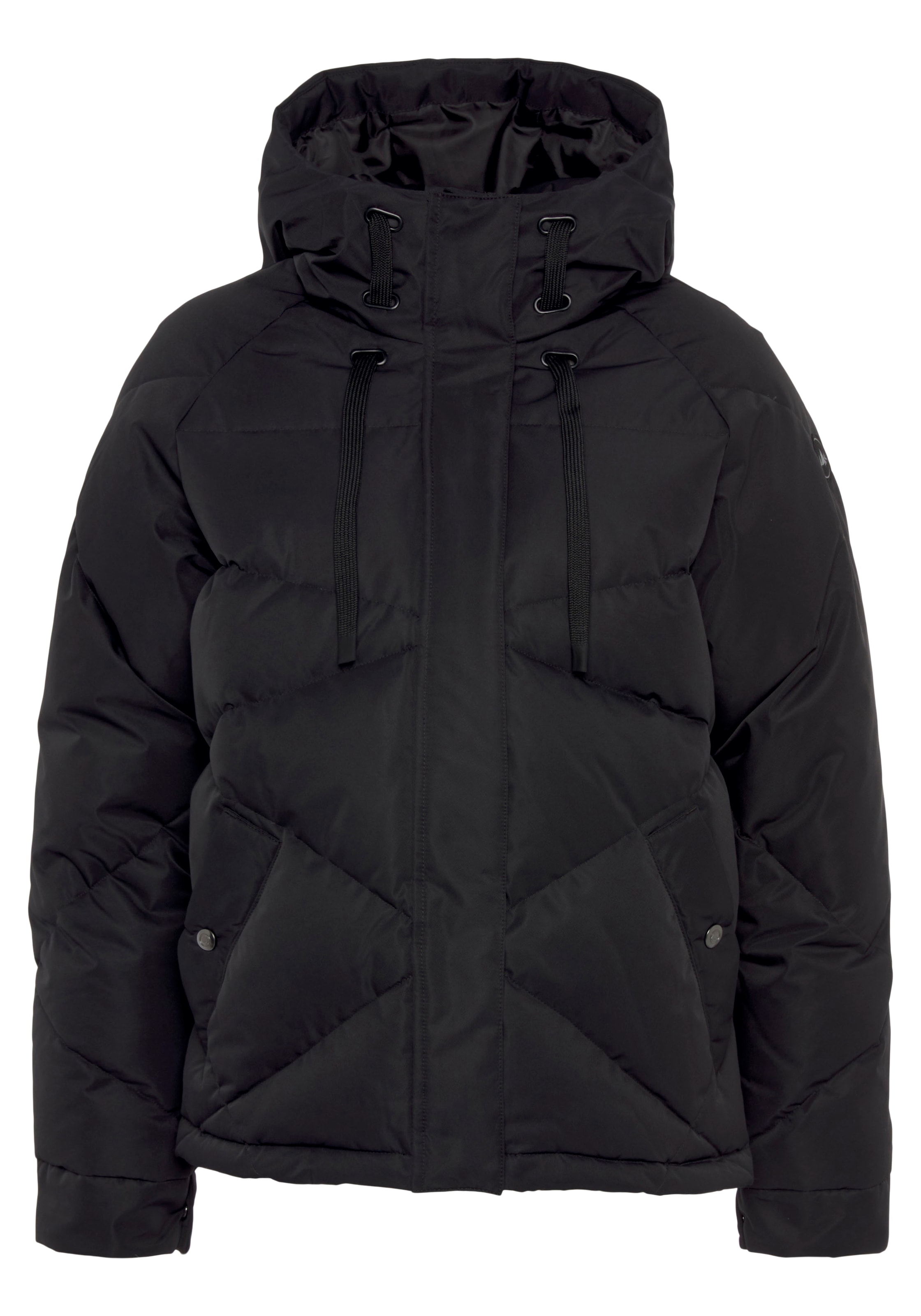 Polarino Daunenjacke mitKapuze für kalte Temperaturen,  atmungsaktiv,  mit Kapuze,  mit Kordelzug