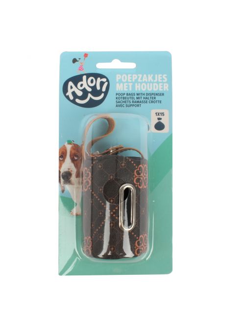 Adori Hondenpoepzak Houder - Hondenpoepzakjes - 9 cm Bruin