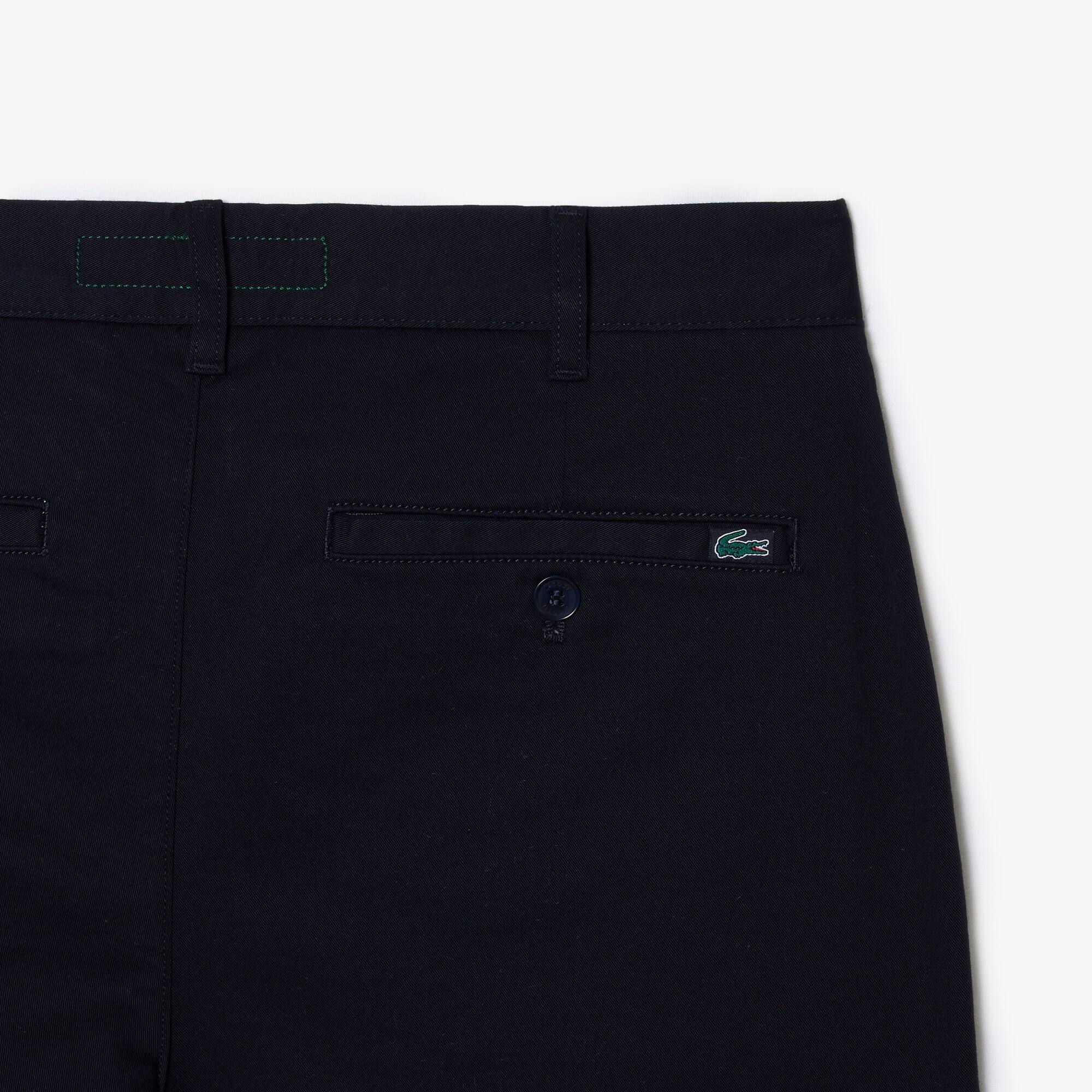 Slim Fit Stretch Baumwollbermuda Bermudas - Blau - Lacoste - Herren