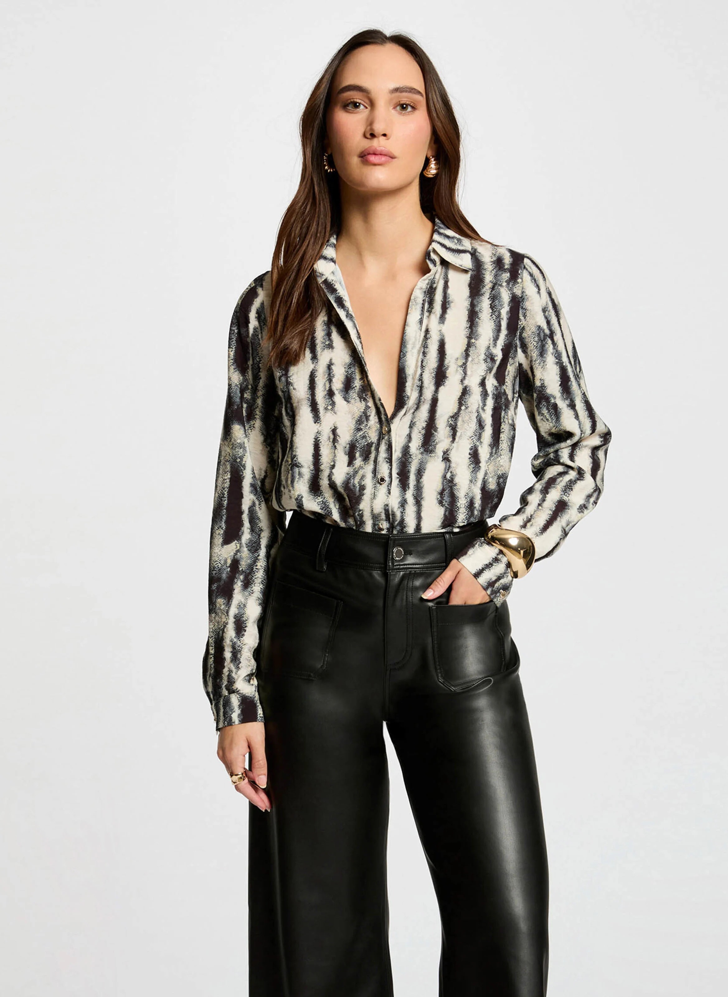 CHOZ.F - Chemise ample imprimée| Multicolore