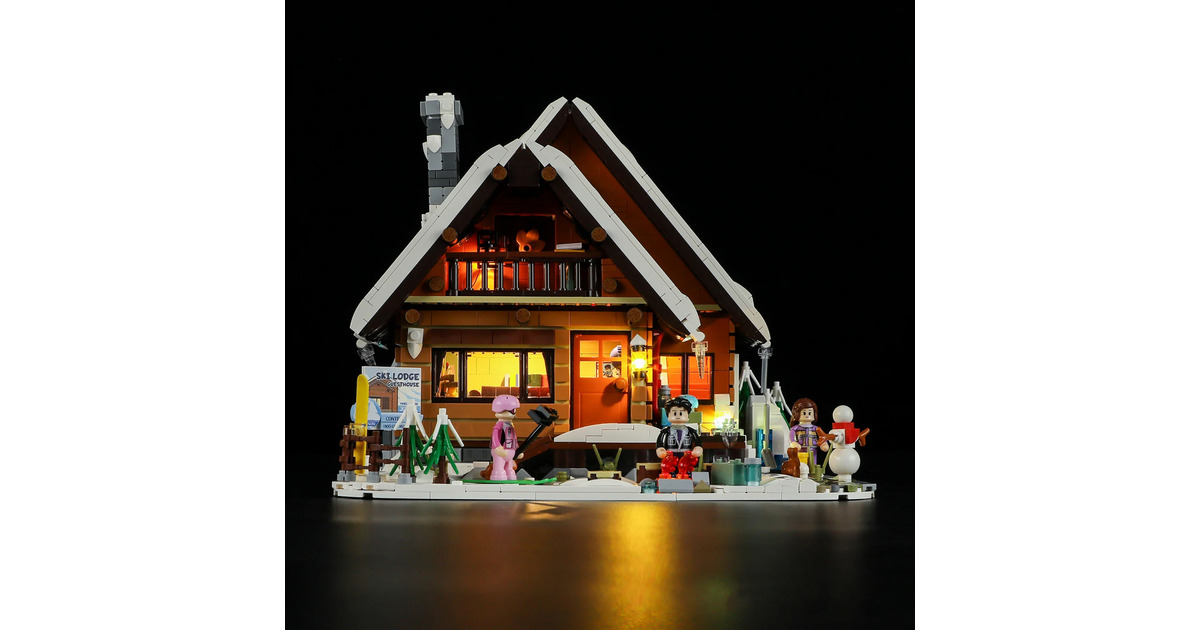 LumibricksRetro House - Ski Lodge Constructiespeelgoed  (F9041)