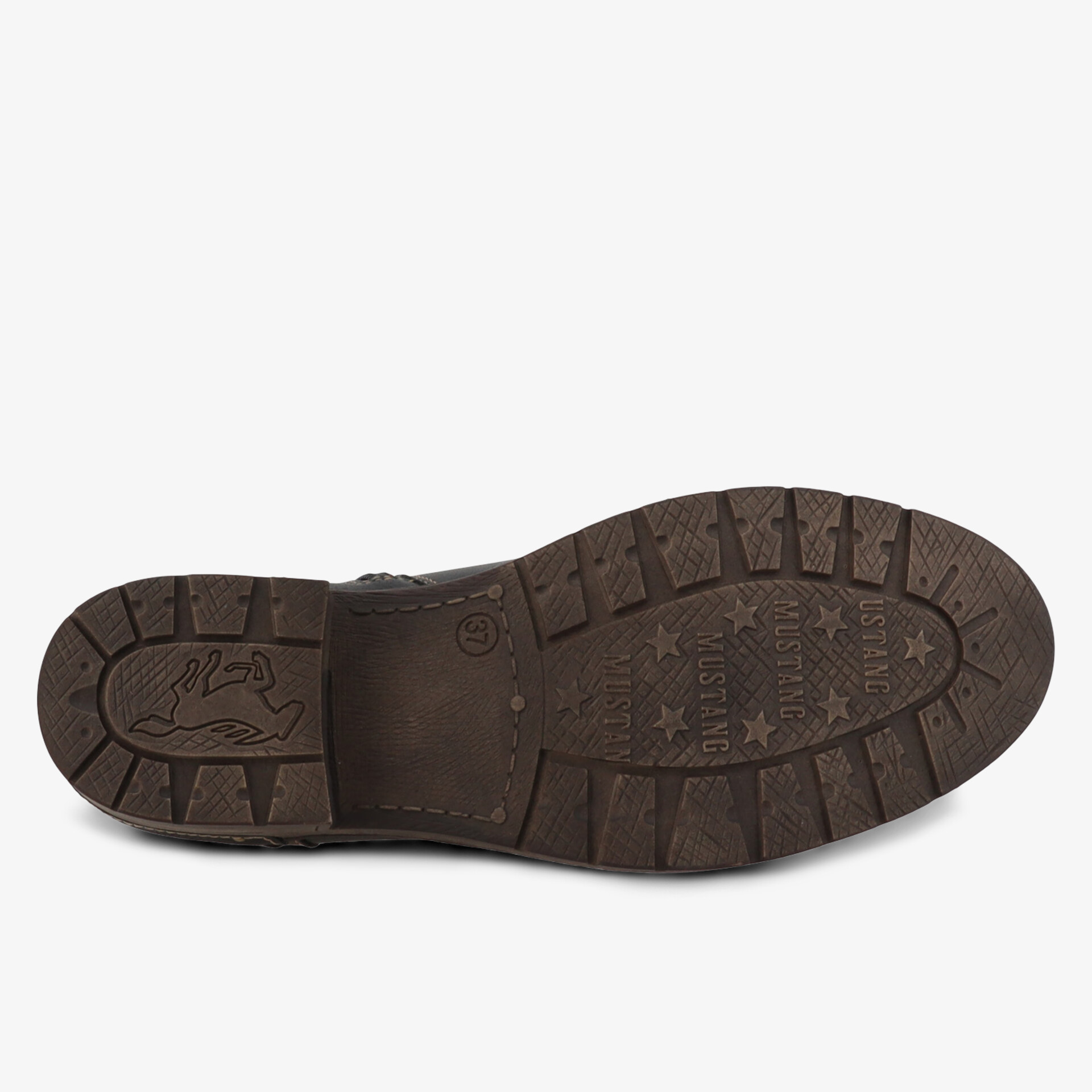 MUSTANG Damen Schnürstiefeletten schwarz