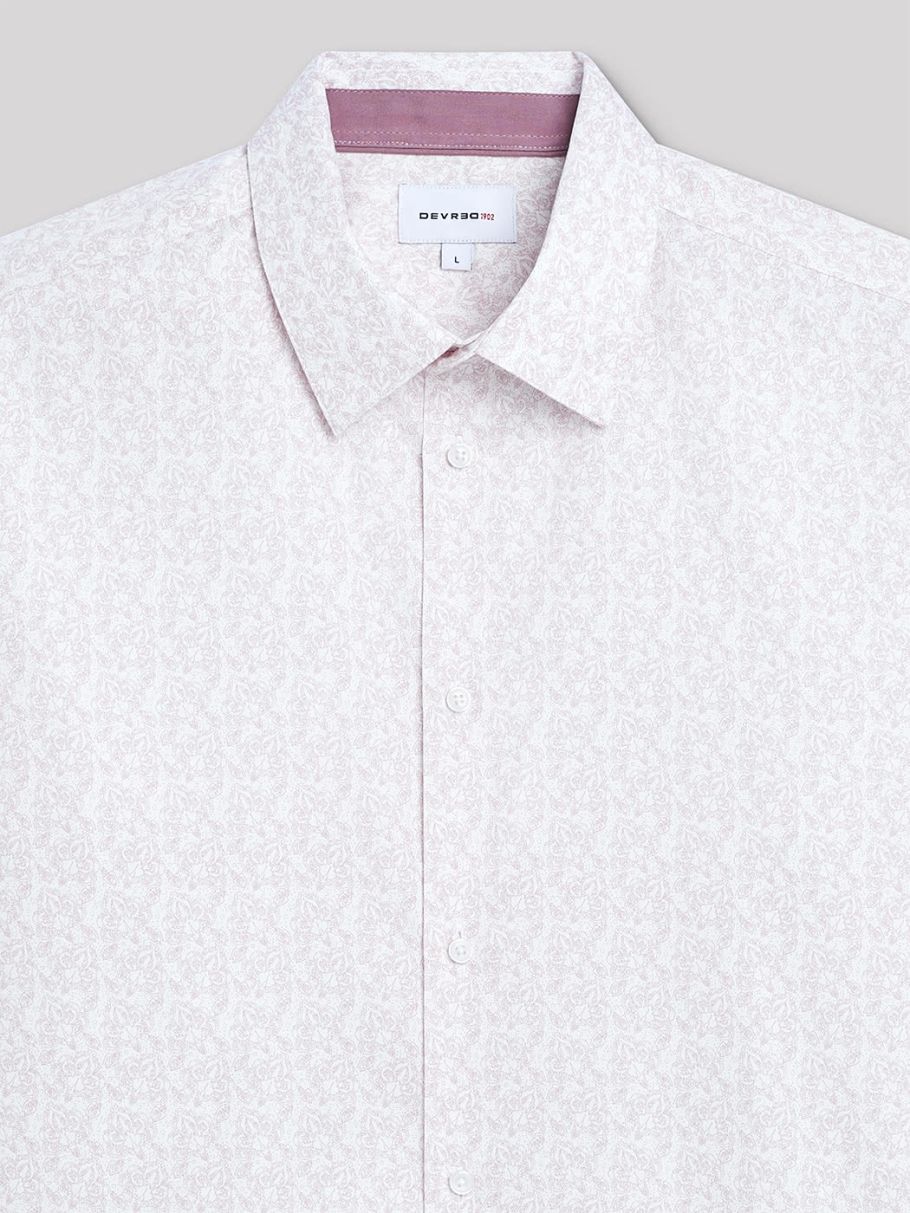 Chemise slim fleurie