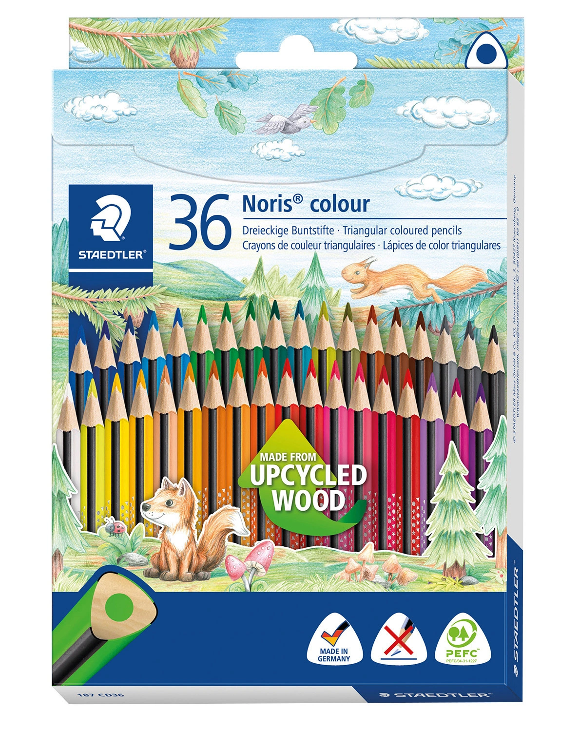 Buntstift NORIS COLOUR TRIANGULAR 36er Set