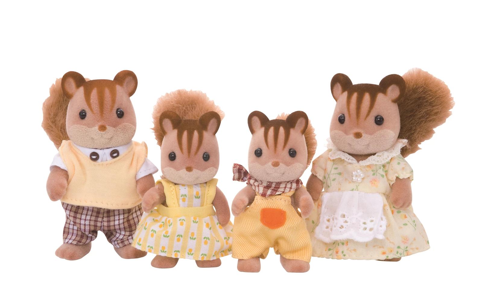 Sylvanian Families Walnuss Eichhörnchen FamilieFiguren