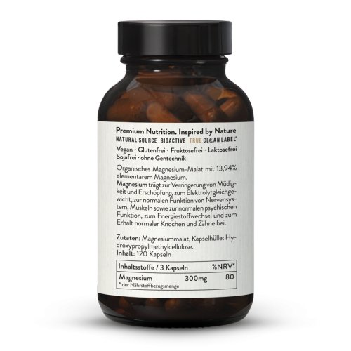 Sunday Natural Products  Magnesium Malat Kapseln 100mg