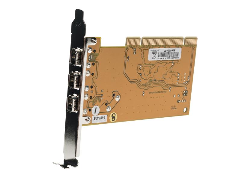 Exsys PCI-Karte EX-6500E FireWire PCI-Karte mit 3 1 Ports (TI chip)