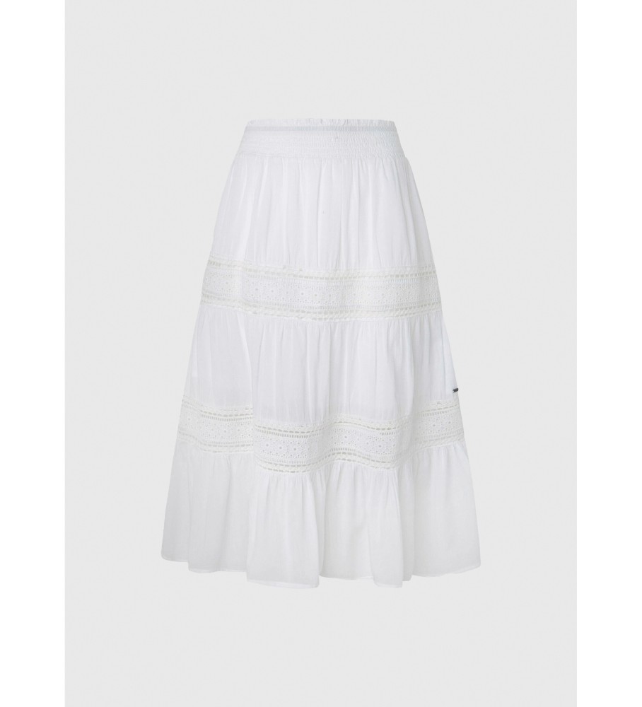 Saia branca Pepe Jeans Pelia