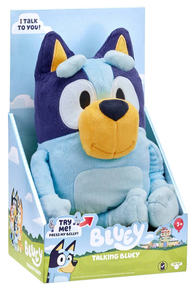 BLUEY PARLANTE - GRANDE PELUCHE JUMBO 36 CM