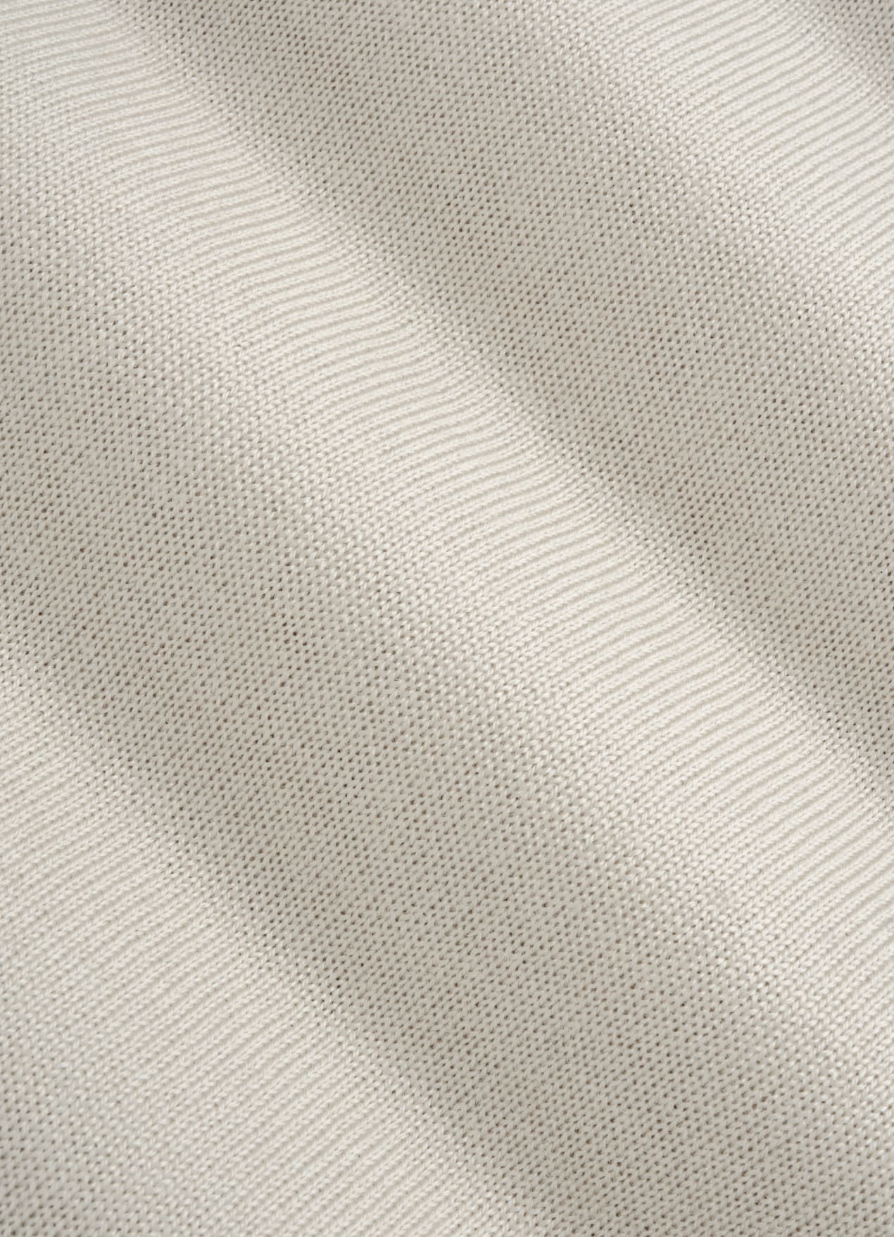 Pull col rond Merino sable