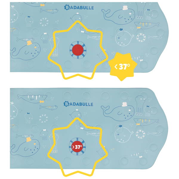 badabullebadabulle   XXL Badematte mit Thermometer