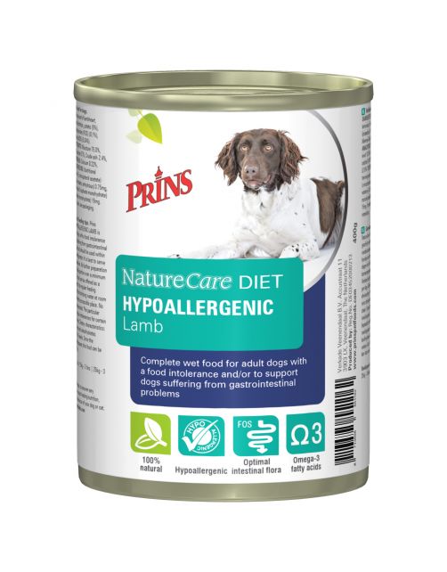 Prins Naturecare Diet Dog Hypoallegenic - Hondenvoer - Lam 375 g