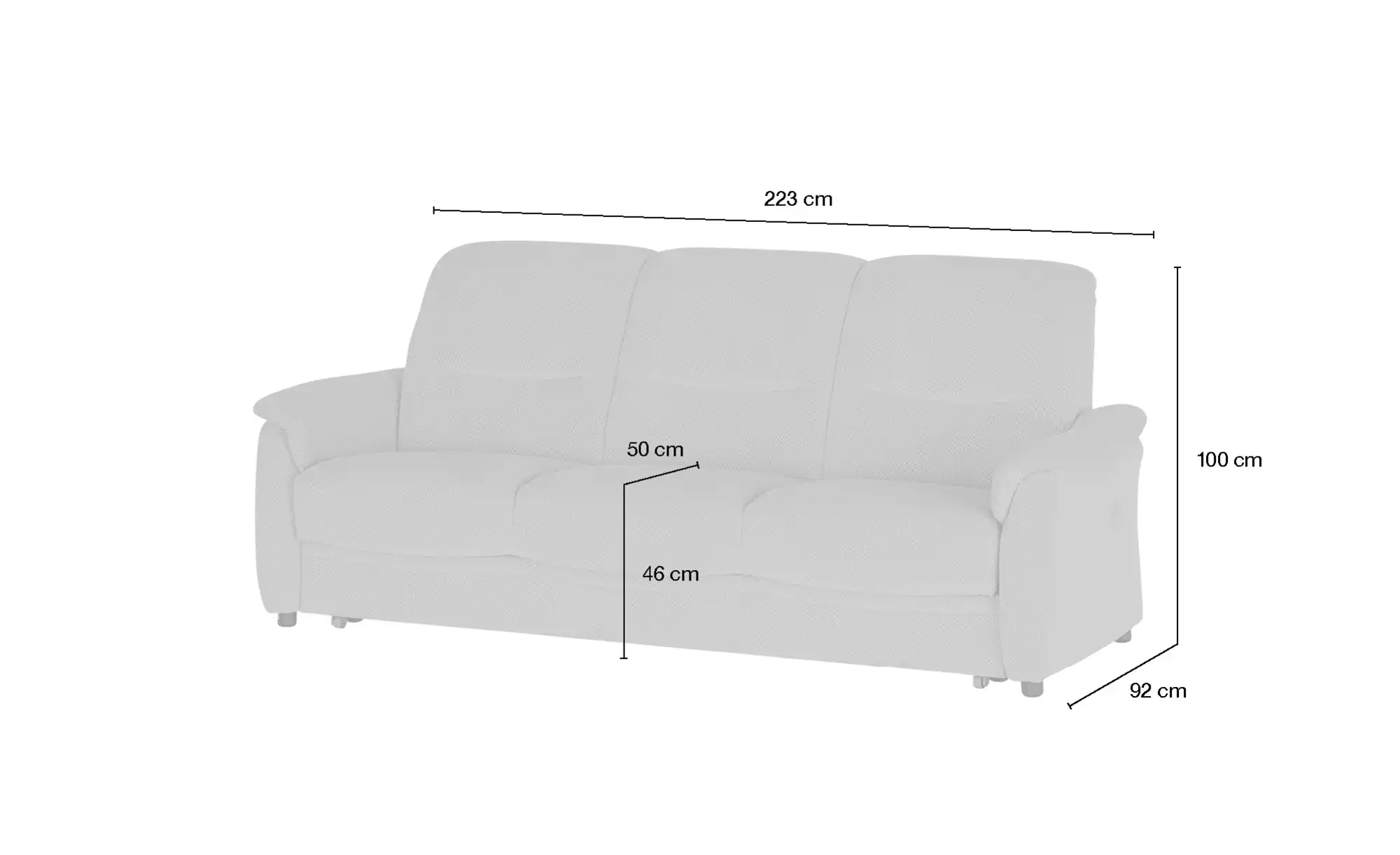 Polstermöbel Oelsa Schlafsofa Sarah