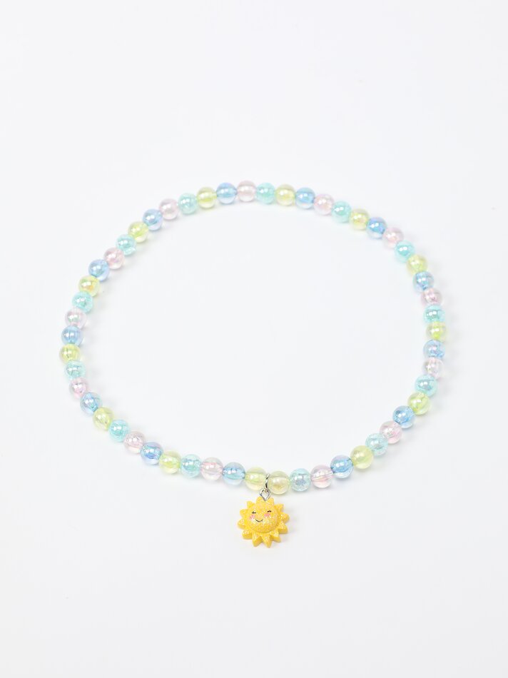Conjunto de colar e pulseira com tema de sol - Vários modelos