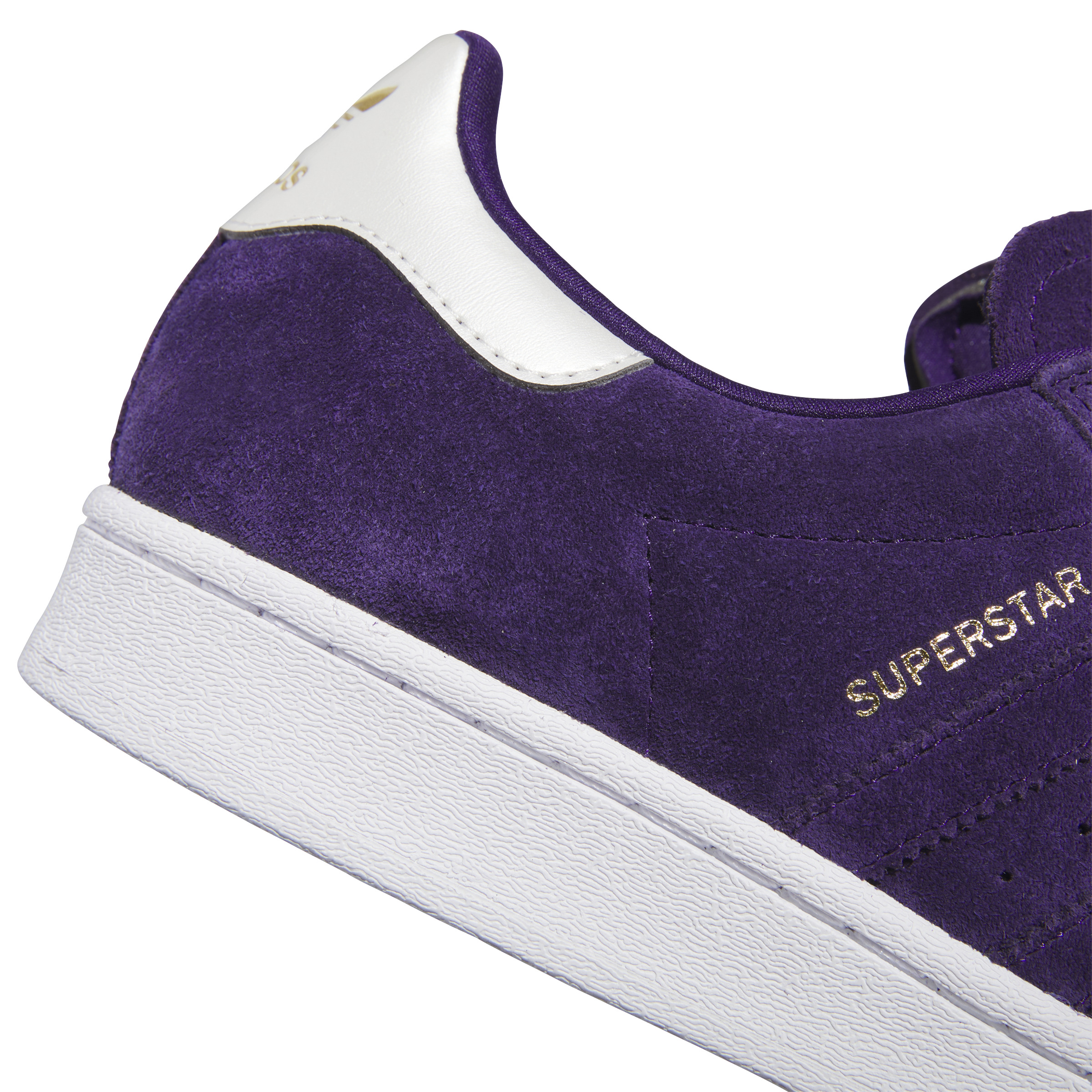 Adidas Skateboarding Superstar ADV Purple White Gold Metallic 6.5 US / 39.5 EU