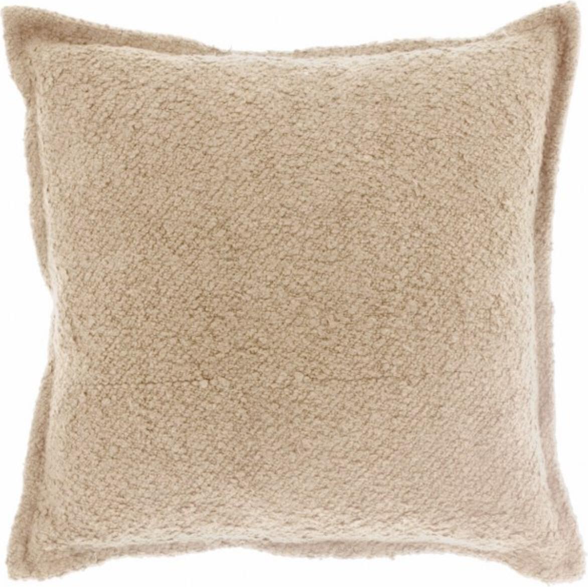 Unique Living sierkussen Mae beige 45 x 45 x 10 cm