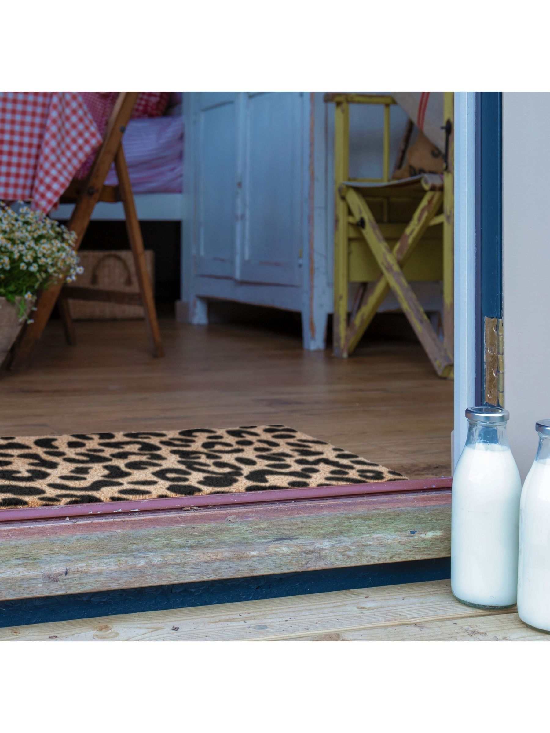 Artsy Mats Country Home Leopard Doormat