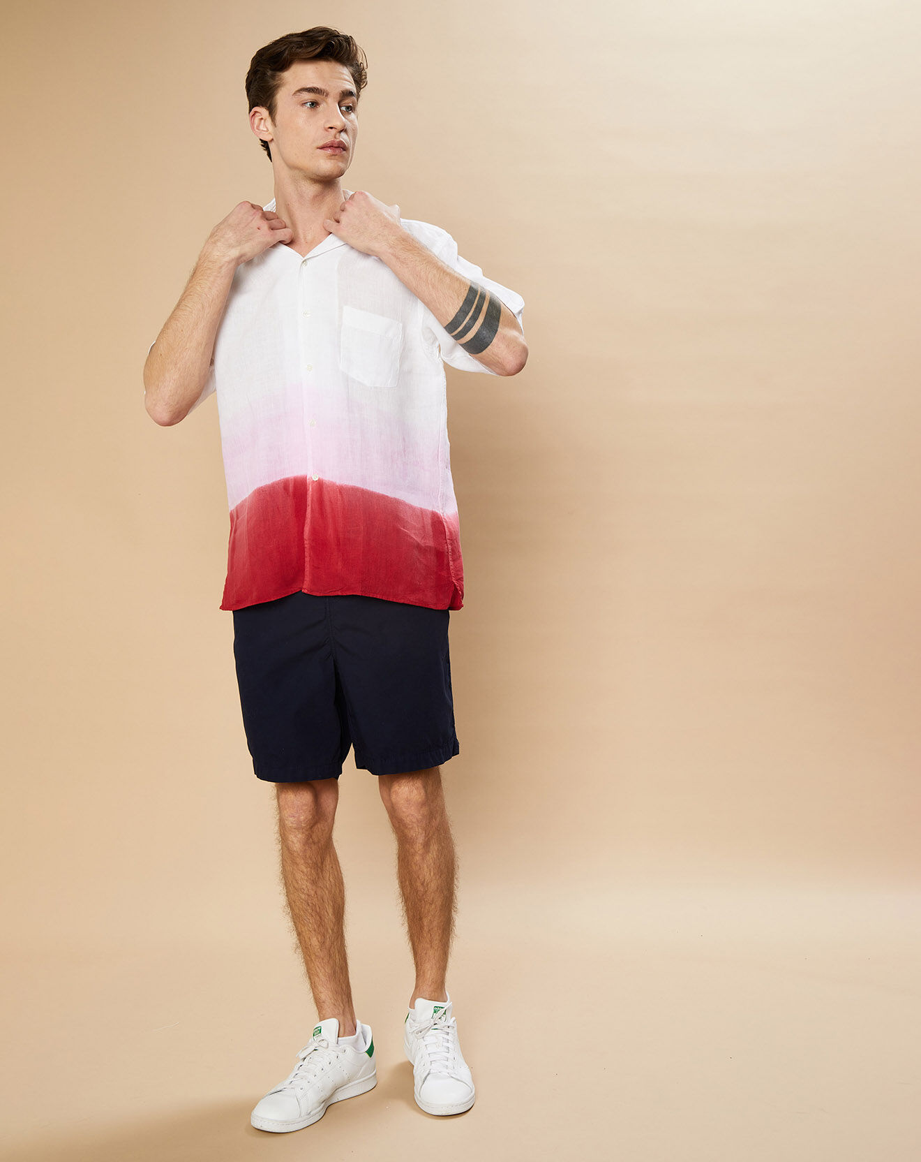 Hartford Short en Velours côtelé Gimmy marine