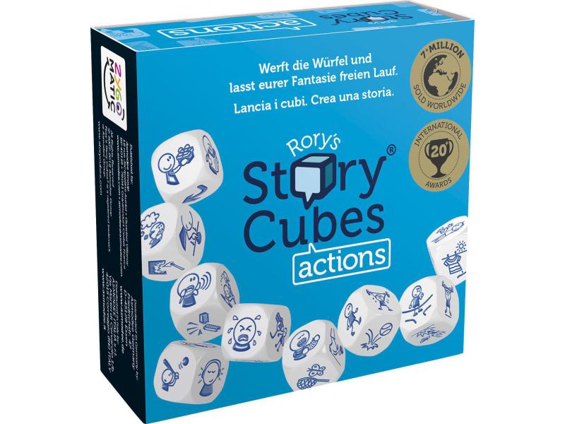 Asmodée Familienspiel Rory's Story Cubes Actions Geschichten-Würfel