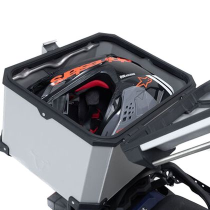 Top case SW-MOTECH TRAX ADV COMPLET AVEC SUPPORT (38 litres) - Gris