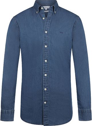 McGregor Overhemd Chambray Indigo MM242.6001.14-2300 kopen