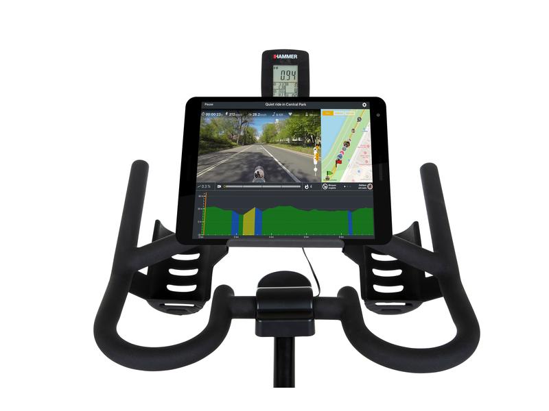 HAMMER Indoor Bike Speed Race Indoor Speed Bike mit Trainingscomputer für dynamisches Ausdauertraining
