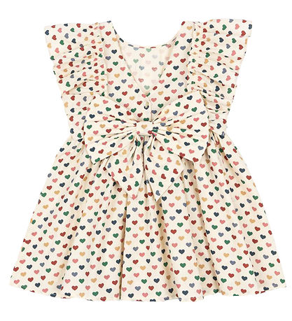 Konges Sløjd Kleid - Evia Bow - Coeur Color