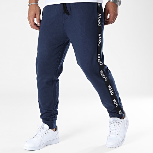 Pantalon Jogging A Bandes Sporty Logo 50496995 Bleu Marine