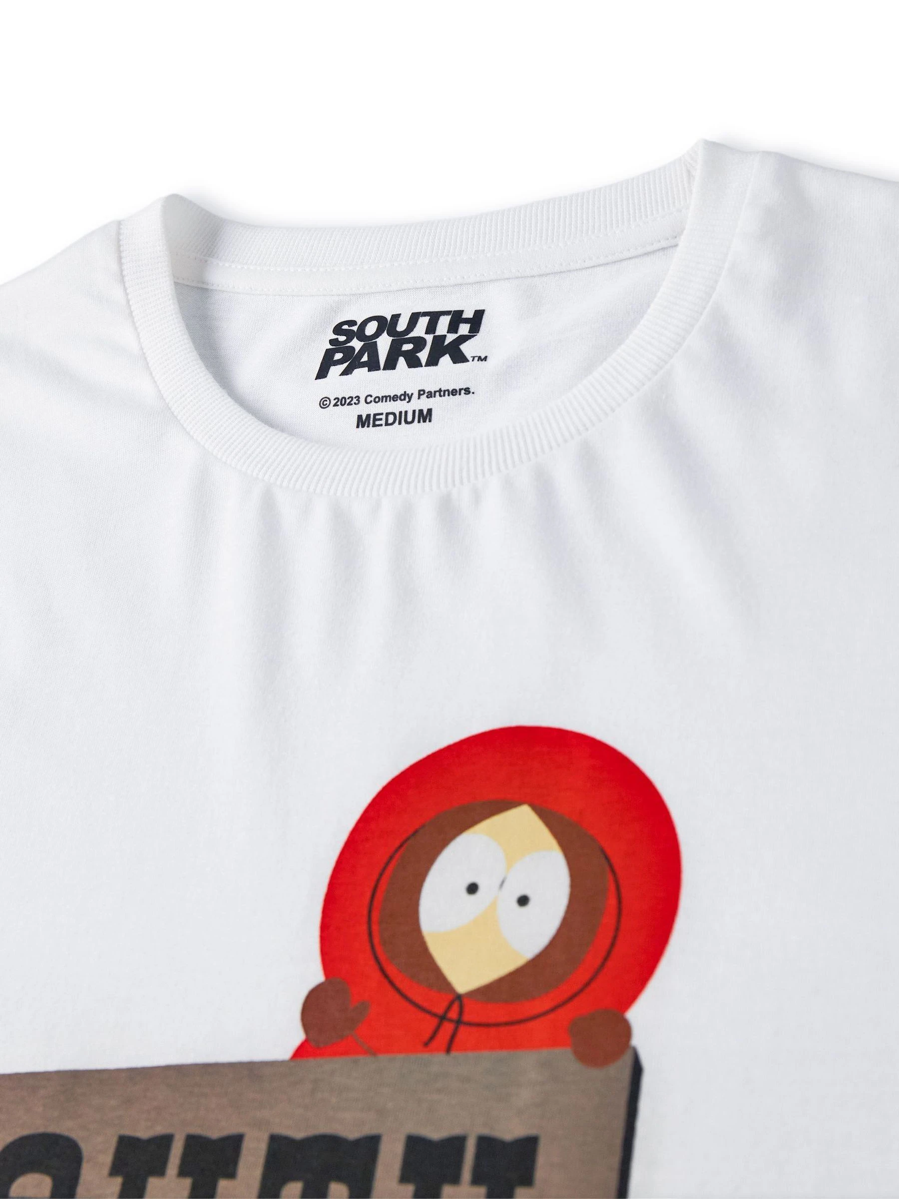 Vanilla Underground Mens White South Park 100% Cotton Licensed Pyjamas