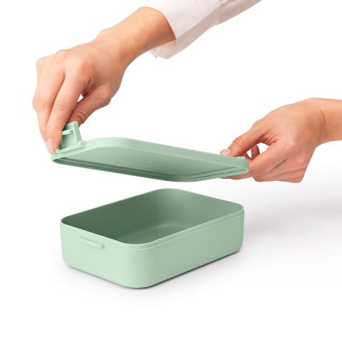 Make & Take Lunchbox, medium, kunststof - Jade Green