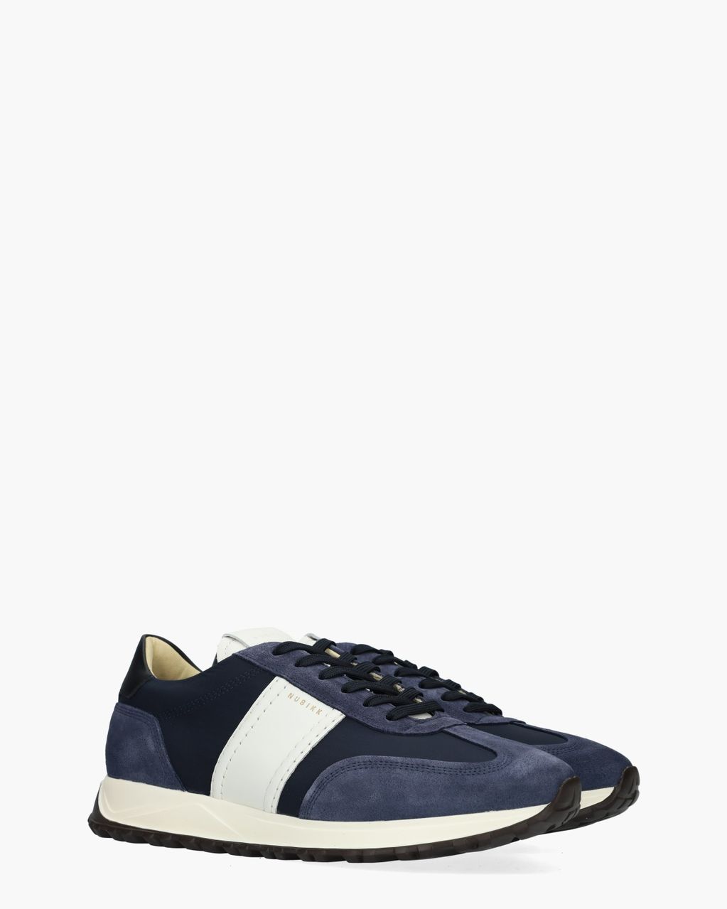 Nubikk Glen Hendrix Donkerblauw/Wit Herensneakers