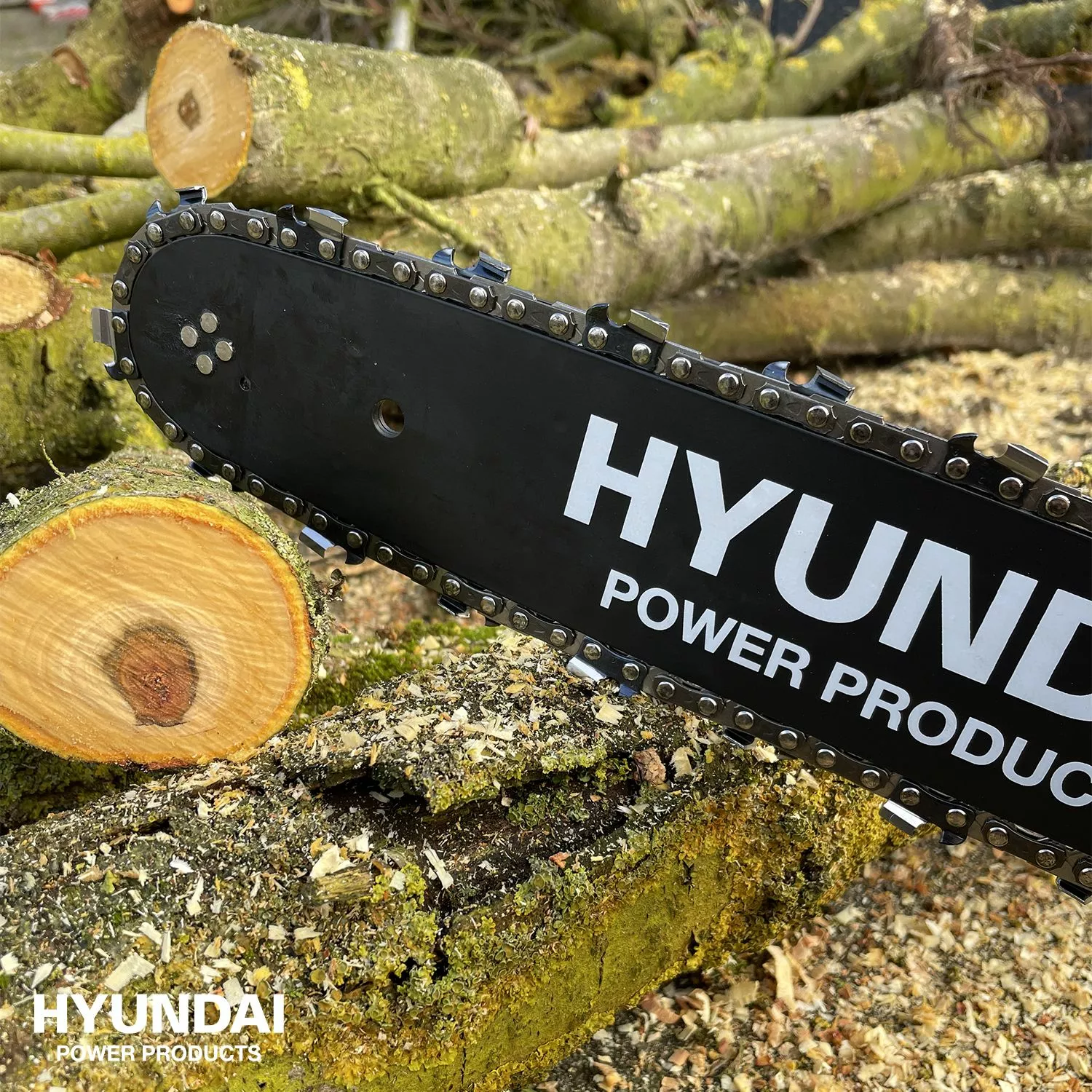 Hyundai 57258 Benzine kettingzaag - 2-takt - 38cc - 350 mm