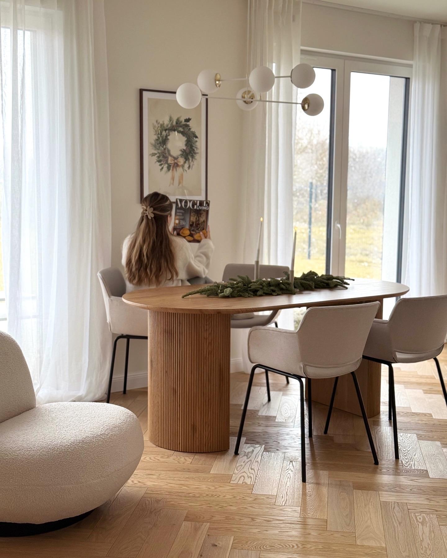 Set van 2 eetkamerstoelen AXTEL Lichtgrijs