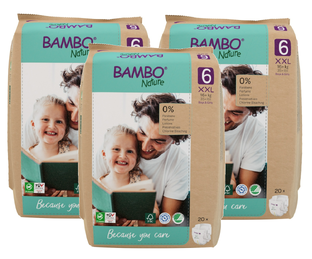Bambo Nature Maat 6 Luiers XXL Multiverpakking 3x20ST