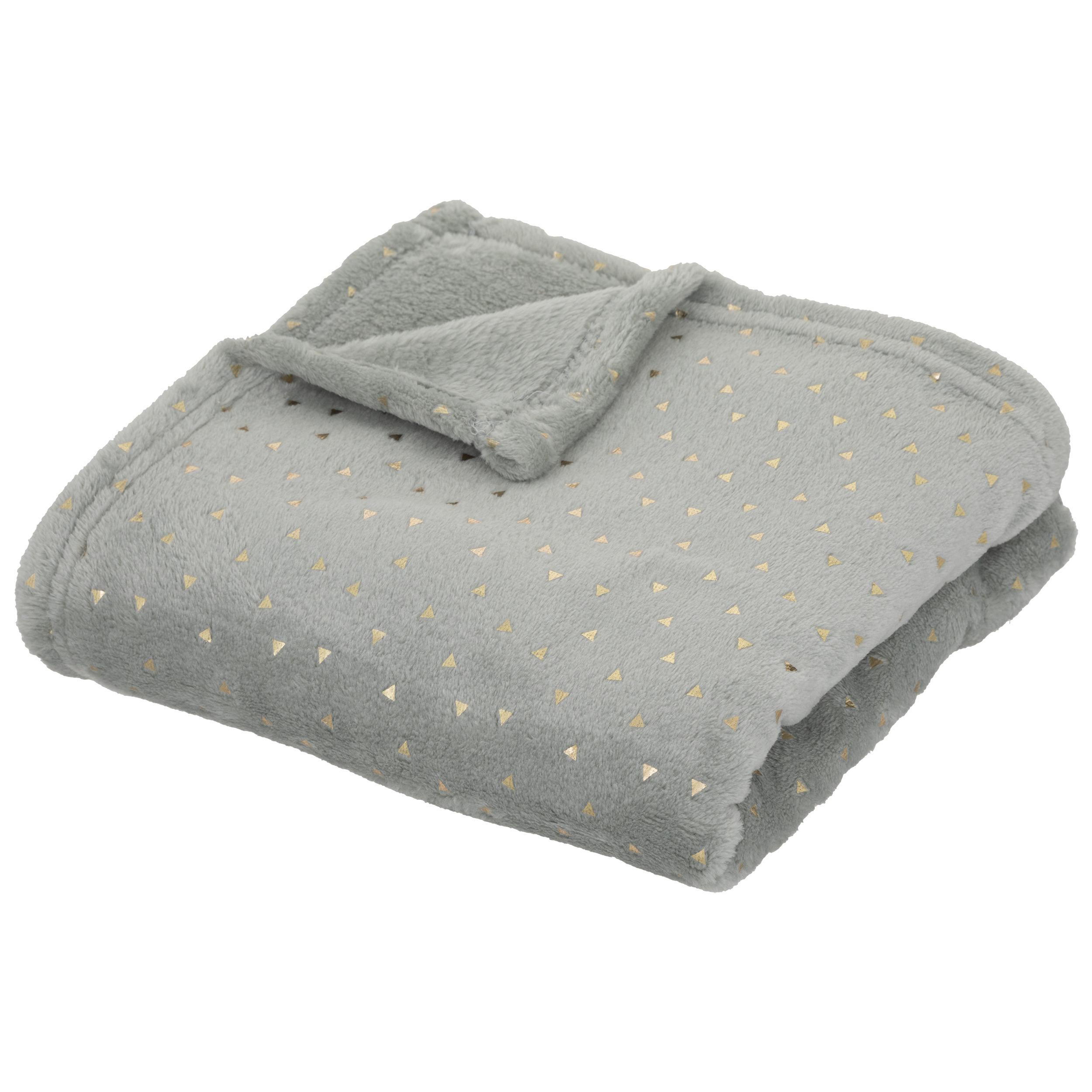 PLAID FLANELLE OYA BLEU 75X100CM